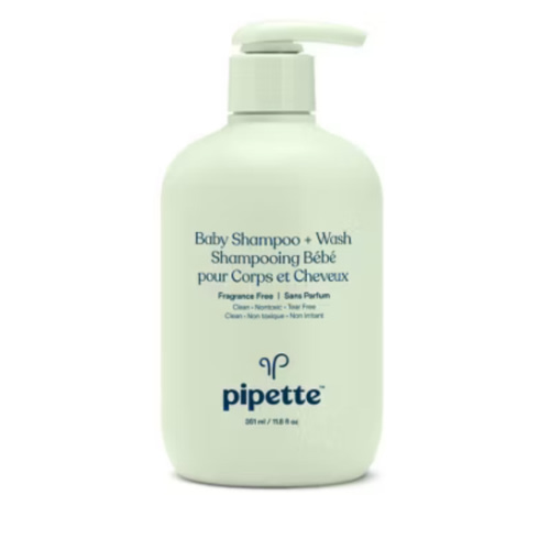 Pipette Baby Shampoo + Wash Fragrance Free - 11.8 Fl Oz : Target