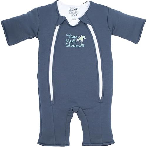 Magic Sleepsuit Baby Merlin's 100% Cotton Baby Transition Swaddle - Baby Sleep Suit - Night Sky colour- for 3-6 Months baby