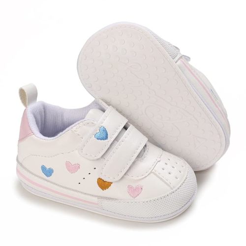 Clowora Baby Boys Girls Shoes Non-Slip Rubber Sole Sneakers Infant First Walking Toddler Crib Shoes Newborn Loafers Flats.