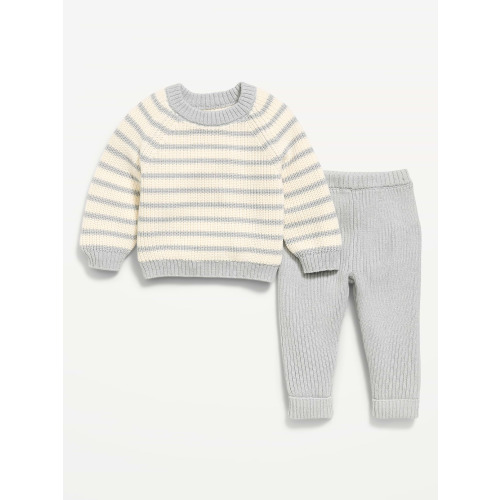 Cozy Ribbed Sweater and Leggings Set for Baby