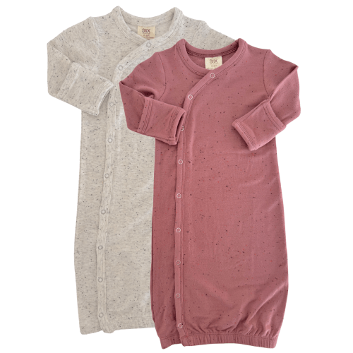 Dove & Mauve Speckle / Gown 2-Pack