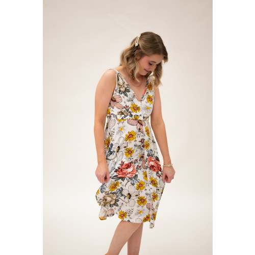 Juliet Labor & Postpartum Gown in Vintage Floral-Limited Time – Lila