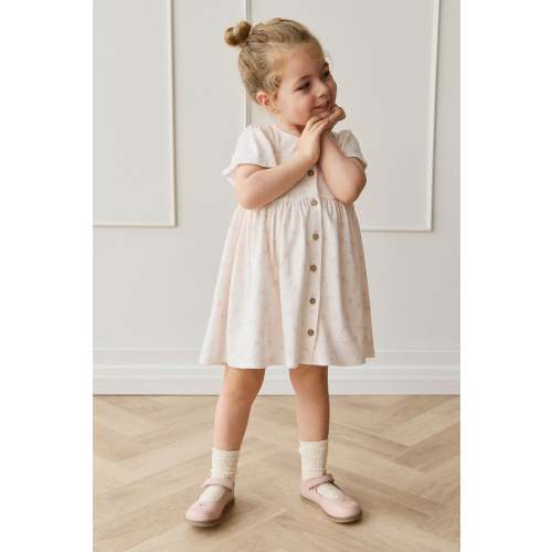 Organic Cotton Dahlia Dress - Pauline Pink