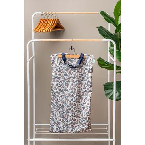 Patterned Large Zipper Hanging Wet Bag, Laundry Bag with Handles
