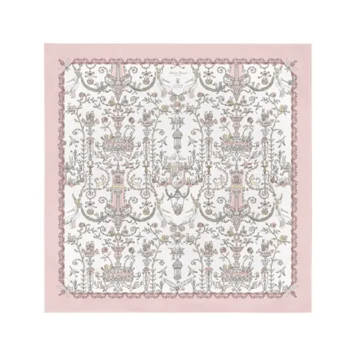Baby blanket/ swaddles Carré – Toile de Jouy Pink – Atelier Choux & Caitlin Wilson - Atelier Choux