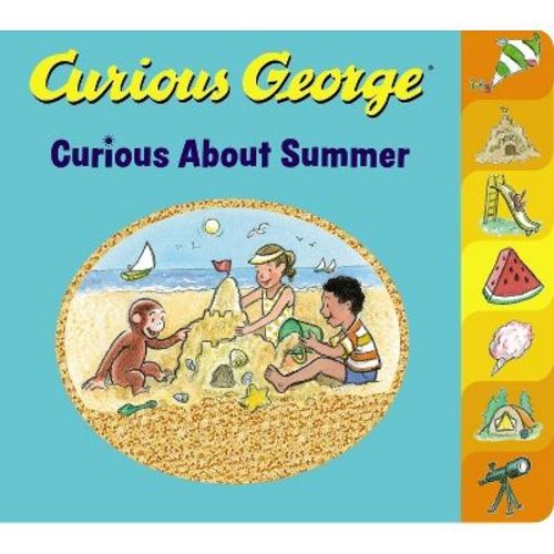 Curious George Curious About Summer Tabbed Board Book - By H A Rey
