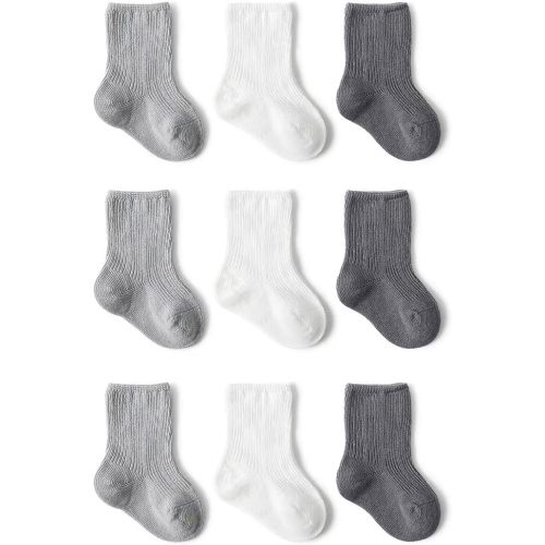 SHARELY SHEEP Toddler Socks Unisex Baby Baby Crew Cotton Cuff Socks for Infant Girls Stocking Stuffer for Kids 0-36 Months