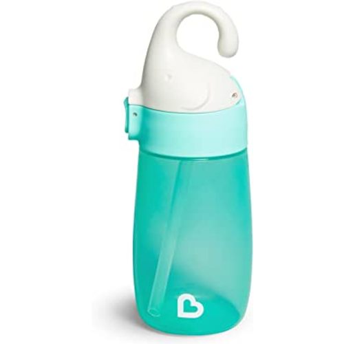 Munchkin Elephant Flip N Lock Straw Cup, 12 oz, 1 Pack
