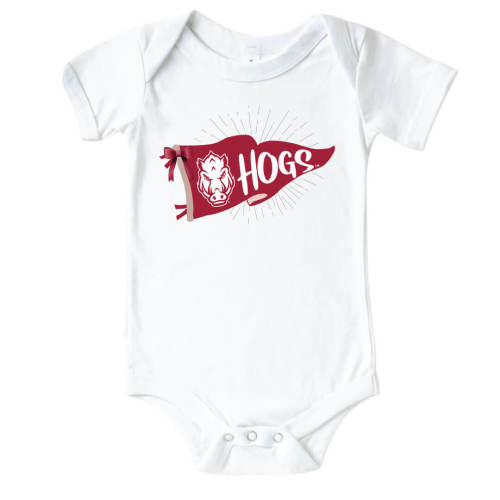 University of Arkansas |  Bows Graphic Bodysuit