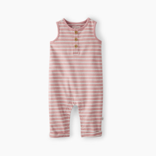 Carter's Little Planet Organic Cotton Jumpsuit - Pink Stripes, 9 M