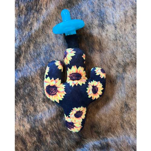 Sunflower cactus baby pacifier