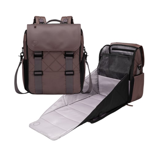 Paperclip Willow Diaper Changing Backpack in Black