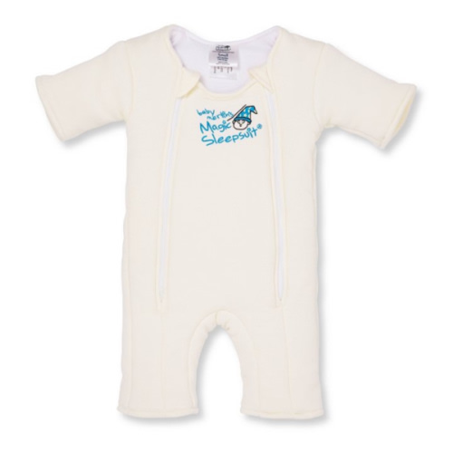 (SMALL) Baby Merlin’s Magic Sleepsuit Swaddle Transition Product - Cream