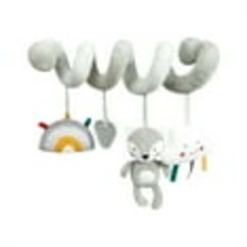 Car Seat Toys Infant Baby Spiral Activity Hanging Toys for Car Seat Stroller Crib Bassinet Mobile with Music Box BB Squeaker