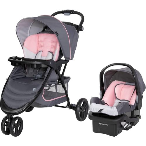 Baby Trend EZ Ride Travel System with EZ-Lift™ Infant Car Seat, Dash Pink