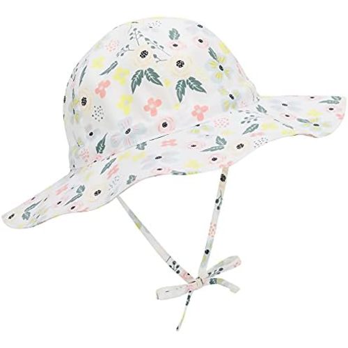 Zando Baby Sun Hat UPF 50+ Toddler Sun Protection Bucket Hats for Boys Girls Infant Wide Brim Beach Hat Baby Bucket Hat 0-4T