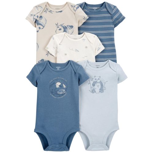 Baby 5-Pack Short-Sleeve Bodysuits - Carter's | Carter's