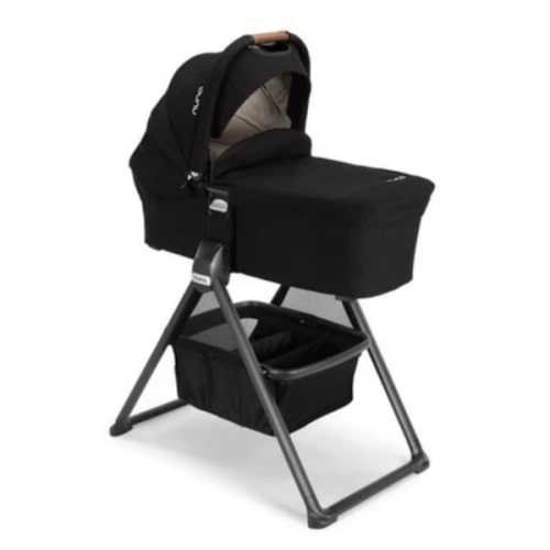 Nuna MIXX Bassinet + Stand in Caviar
