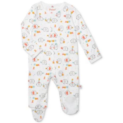 Baby Magnetic Printed Cotton Footed Coverall
