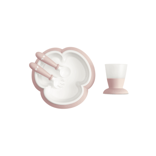 Baby Feeding Set: Powder pink