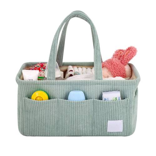 Diaper Caddy – Portable Baby Storage Basket for Nursery, Changing Table & Travel
