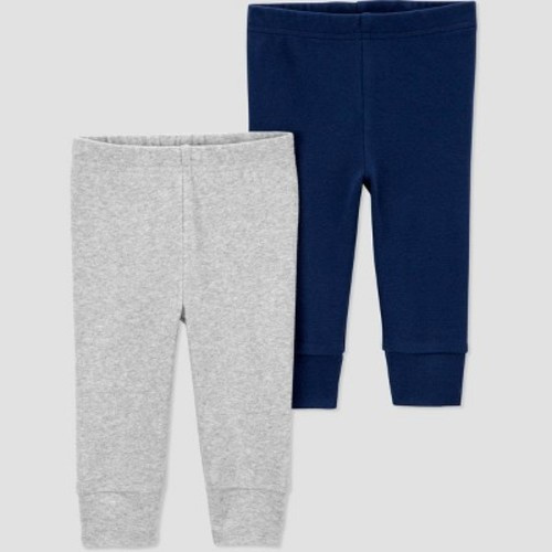 Carter's Just One You® Baby Boys' 2pk Pants, Color: Gray/Navy Blue, Size: 6M
