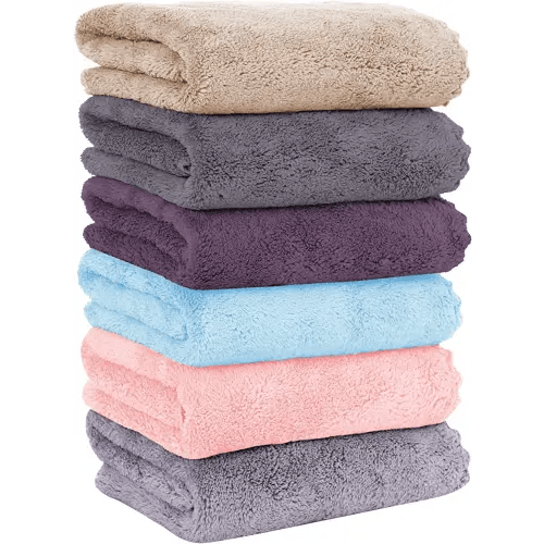 TENSTARS 12 Pack Premium Washcloths Set - Quick Drying- Soft Microfiber  Coral Velvet Highly Absorbent Wash Clothes - Multipurpose Use as Bath, Spa