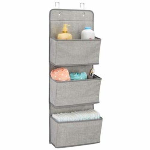 mDesign Over Door Hanging Storage Organizer