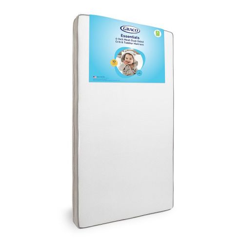 Graco Essentials 6-Inch Mesh Dual-Sided Crib & Toddler Bed Mattress