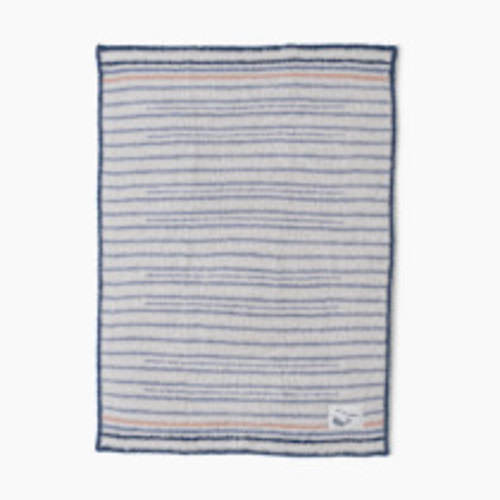Barefoot Dreams CozyChic Narwhal Stroller Blanket - Moonlight