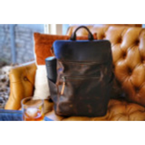 All in One Leather Backpack-Now with Detachable Straps