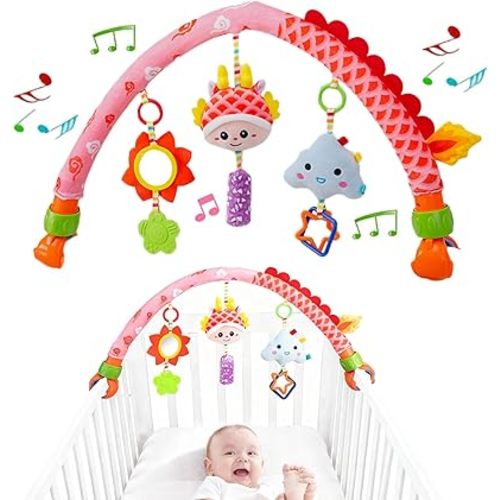 Pau1Hami1ton Baby Stroller Arch Toys, Car Seat Toys,Baby Gifts.S-19(Dragon)