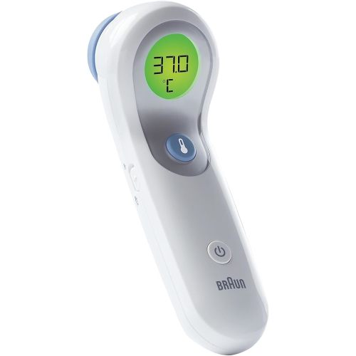 Braun BNT300CA No-Touch and Forehead Thermometer with Colour Coded Display for Baby, Children and Adults, No. 1 Brand Among Pediatricians and Moms