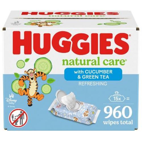 Huggies Natural Care Refreshing Scented Baby Wipes - 168ct/3pk