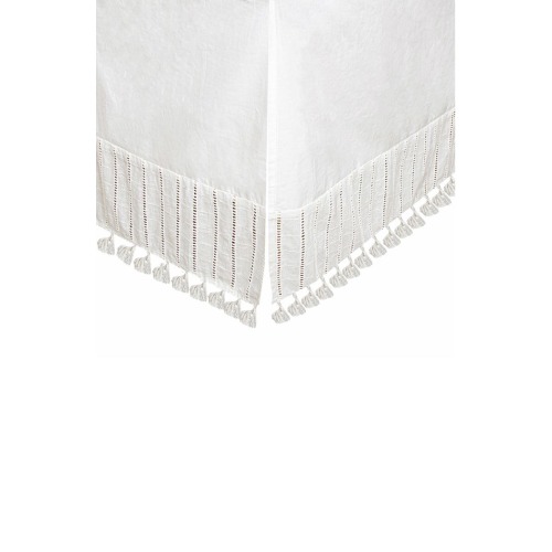 Tassel Trim Crib Skirt