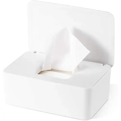 Diaper Wipes Dispenser Baby Wipes Case, Baby Wipe Holder Keeps Wipes Fresh, Perfect Look Wipe Container with Sealing Design