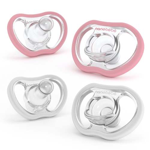 Flexy Active Pacifier - 4m+ Silicone Pacifier, 4-pack – Nanobébé