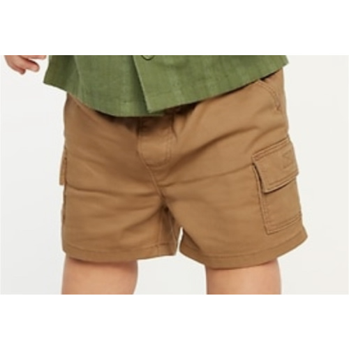 Functional Drawstring Cargo Shorts for Baby