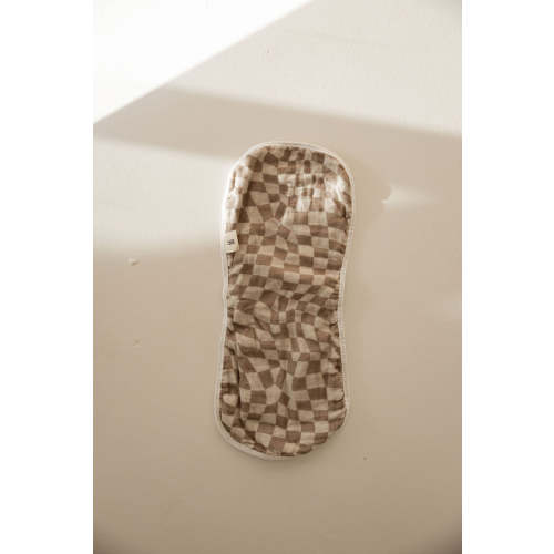 Burp Cloth | Wavy Checker