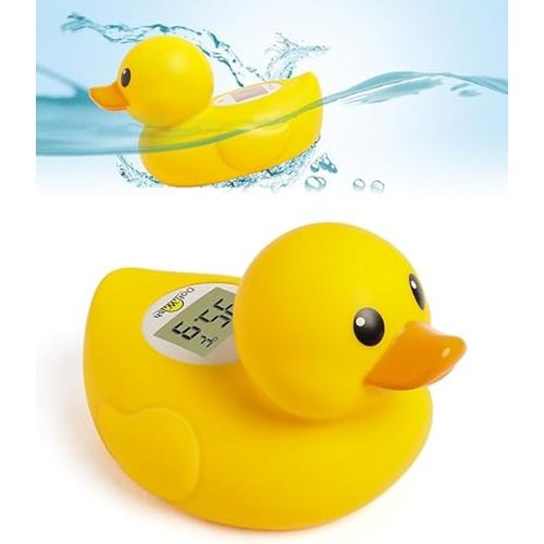 Baby Bath Thermometer Pregnancy and Newborn Classical Duck Baby Water Thermometer for Bathtub,Temp Alert Bath Temperature Toy