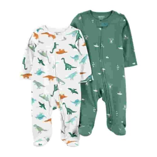 Carter's Child of Mine Baby Boy, Sleep 'n Play, 2-Pack, Sizes Preemie-6/9 months