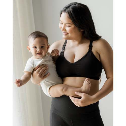 Sublime® Hands-Free Pumping & Nursing Sports Bra | Teal - Kindred Bravely