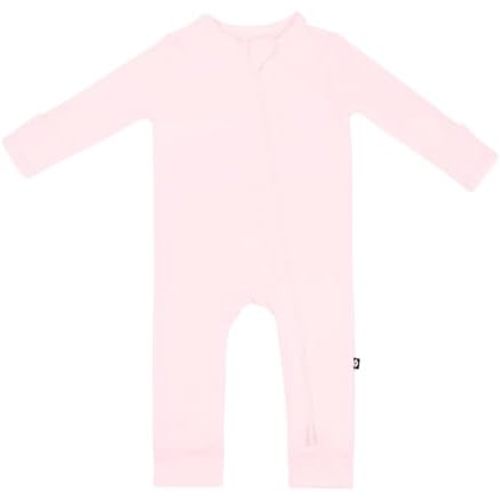 KYTE BABY Unisex Zippered Rompers (Sakura, 3-6 Months)