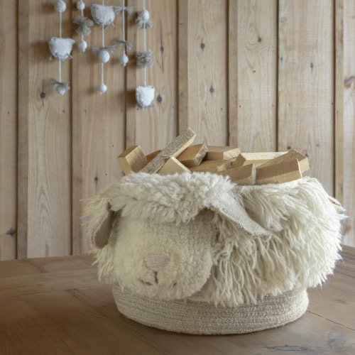Woolable Basket Pink Nose Sheep