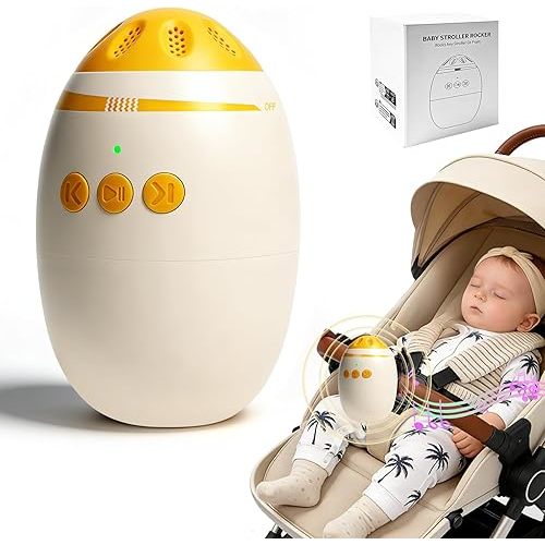 Baby Stroller Rocker, Hands-Free Bassinet Rocker Device with Vibrating Baby Sleep Soothe for Universal Strollers and Cribs