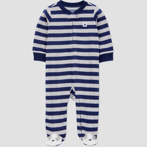 Carter's Just One You® Baby Dog Striped Sleep N' Play - Navy Blue