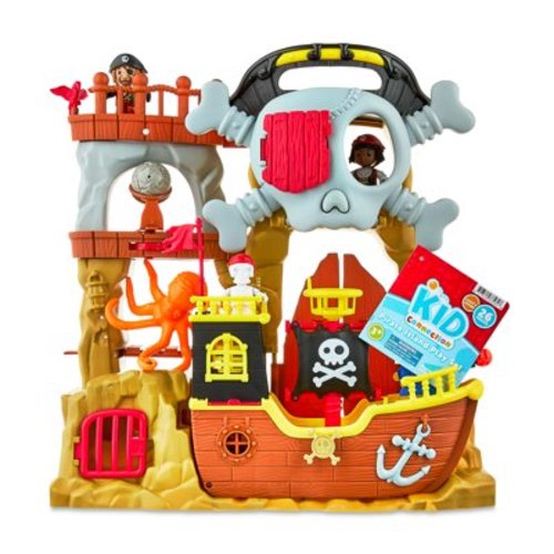 Kid Connection Pirate Island Playset, 26 Pieces, Toddler Toys