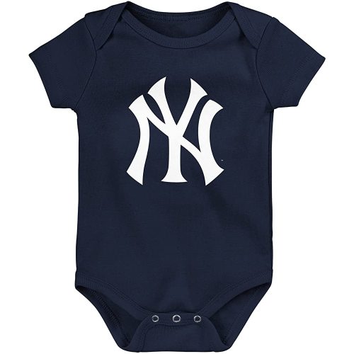 Genuine Stuff MLB Newborn & Infants 0-24 Months Primary Logo Onesie Bodysuit Romper