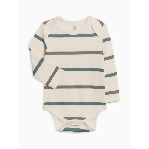 Max Stripe / Teal + Taupe / 0-3M