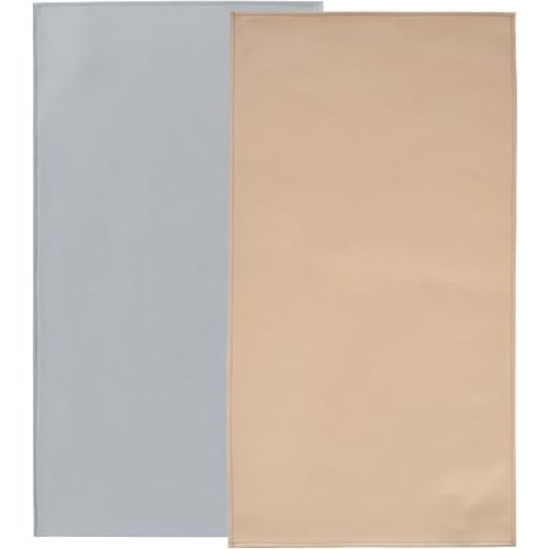 Owlowla Baby Diaper Changing Pad Portable Changing Mat Travel Changing Pad Liner for Baby and Small Toddler(Beige&Gray)